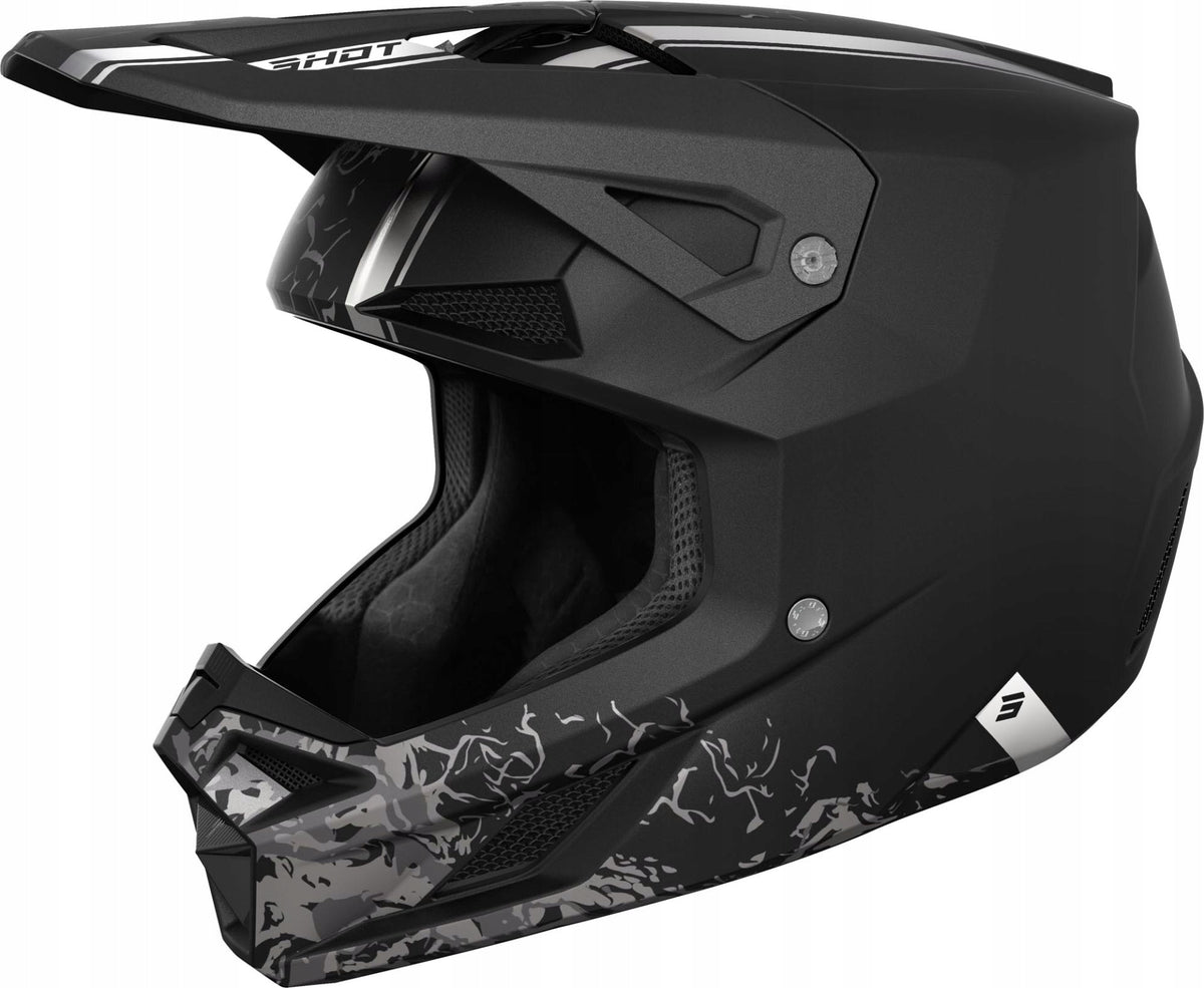 Helmet CROSS ENDURO SHOT SPEED BATTLE BLACK MATT BLACK MAT Size S