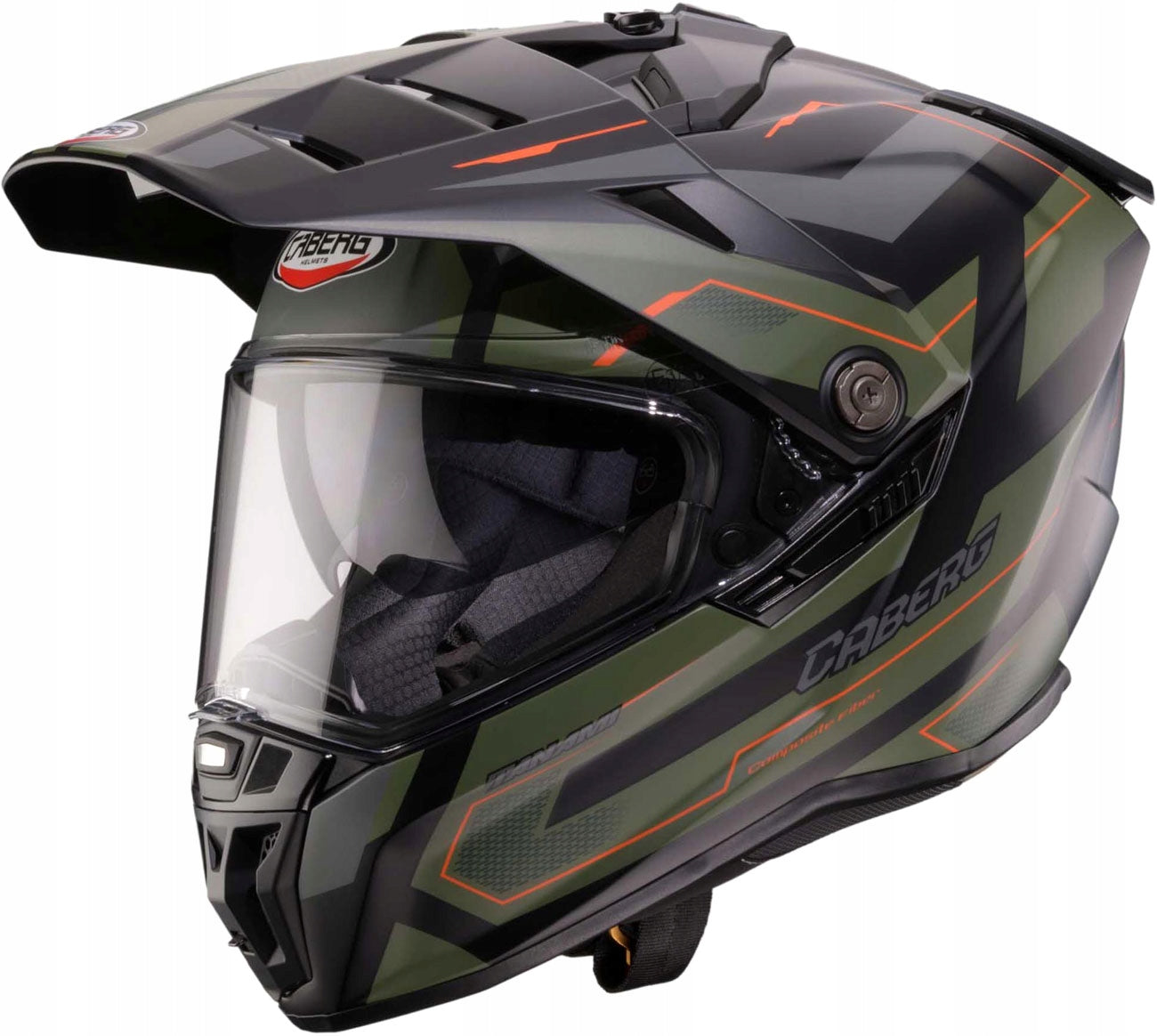 Helmet Caberg Tanami Ranger XL Black Mat/Khaki/Orange