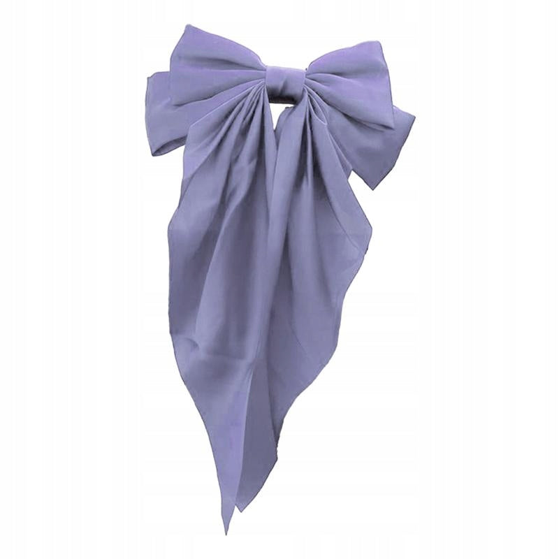Helmet Decor Bow Helmet Accessory Decorative Big Bowknot Ski Helmet Lilac