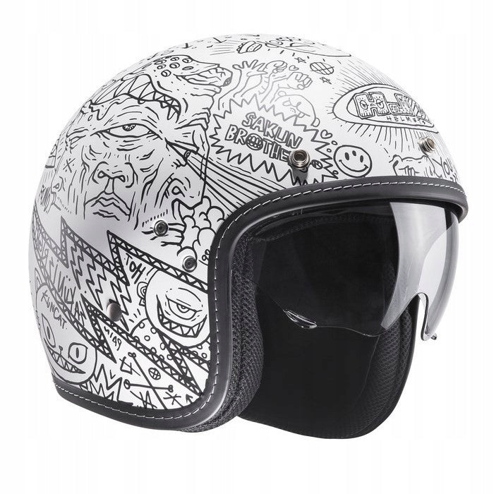 Helmet HJC FG-70S Machu MC10SF Blenda White Black S