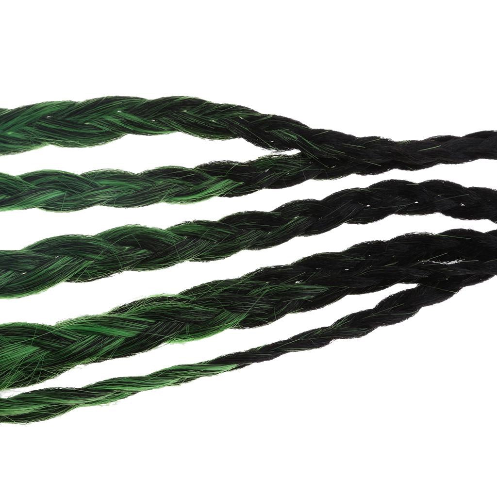 Helmet Hair Helmet Pigtails Green to Black Packaging status original