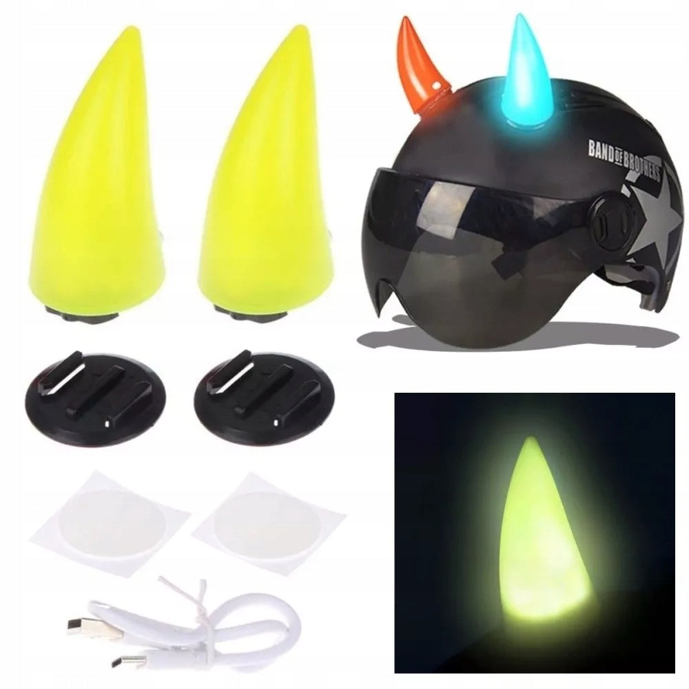 Helmet Horns Glowing - LED 1pcs Green Manufacturer's catalog number 1219GE