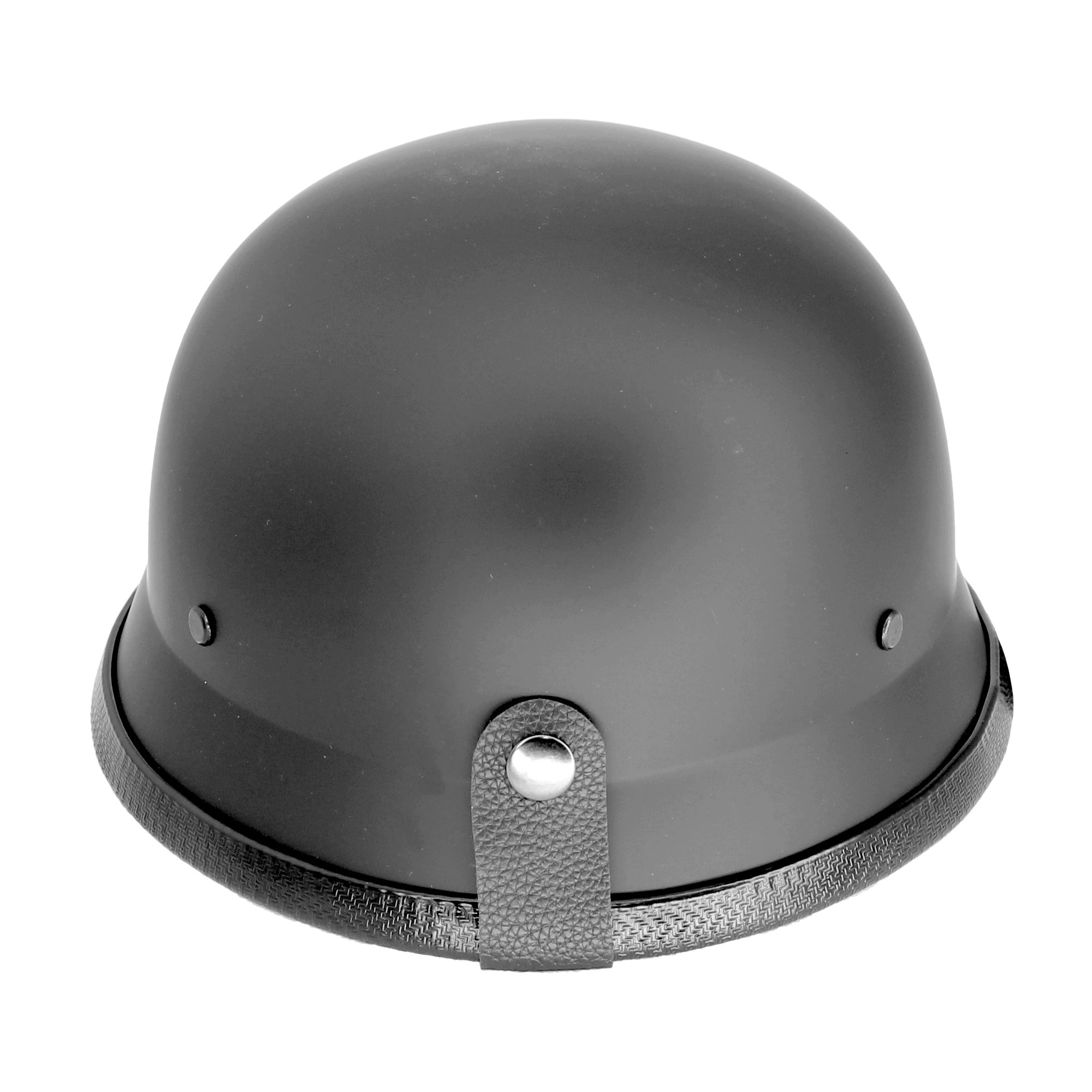 Helmet L Motorcycle Chopper Black German Veteran Peanut LUX Manufacturer's catalog number KASK HEŁM OKULARY ZESTAW