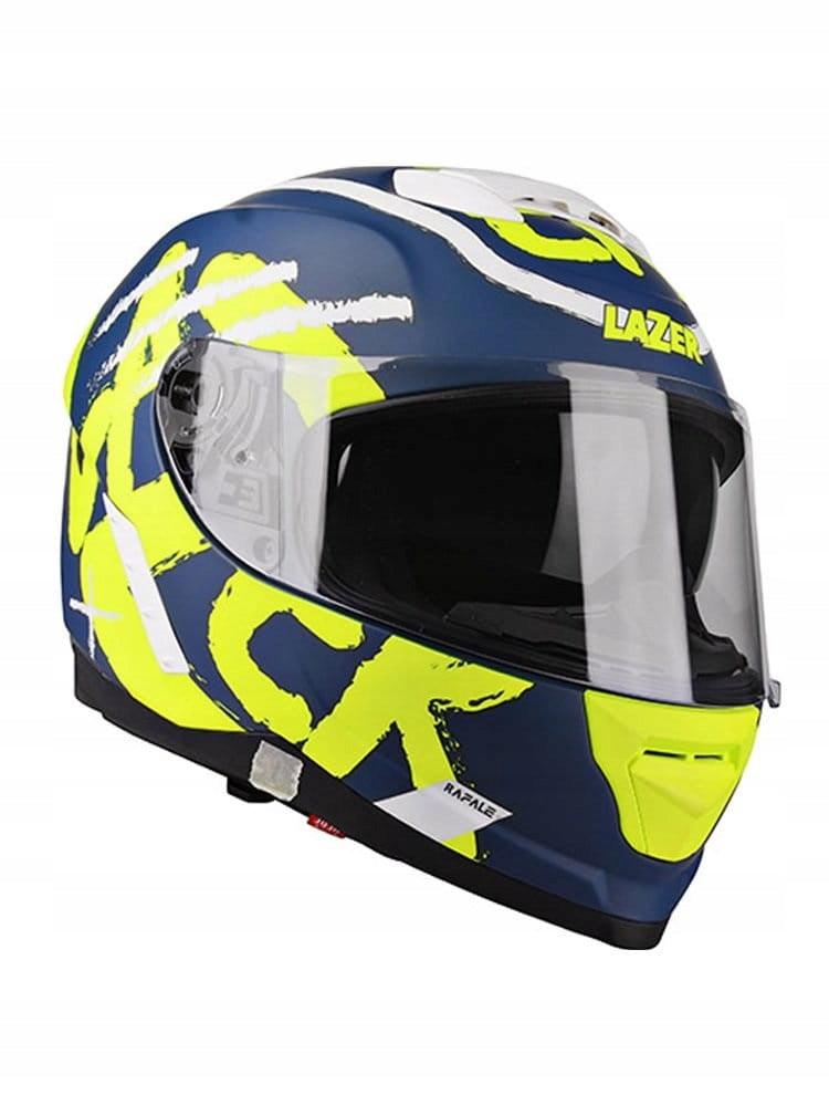 Helmet Lazer Rafale Street Blue/Yellow/White L