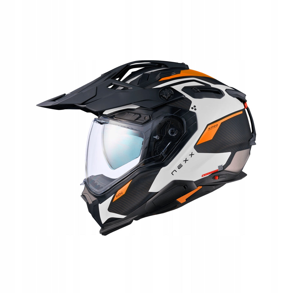 Helmet NEXX X.WED 3 Keyo White/Orange MT size L Size L