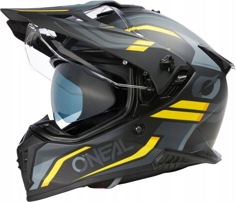 Helmet O´Neal A-SRS SPIKE charm/gray/yellow XL 61/62 cm quad adventure +pinlock Packaging status original