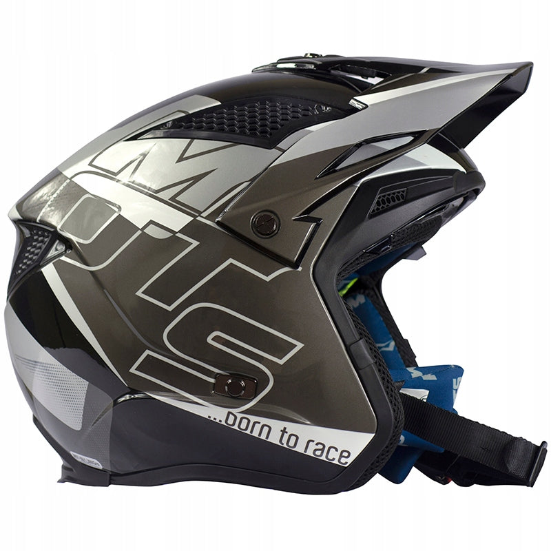 Helmet Open MOTS JUMP UP03 TRIAL Quad Scooter Size S Black with Blend EAN (GTIN) 8435535014413