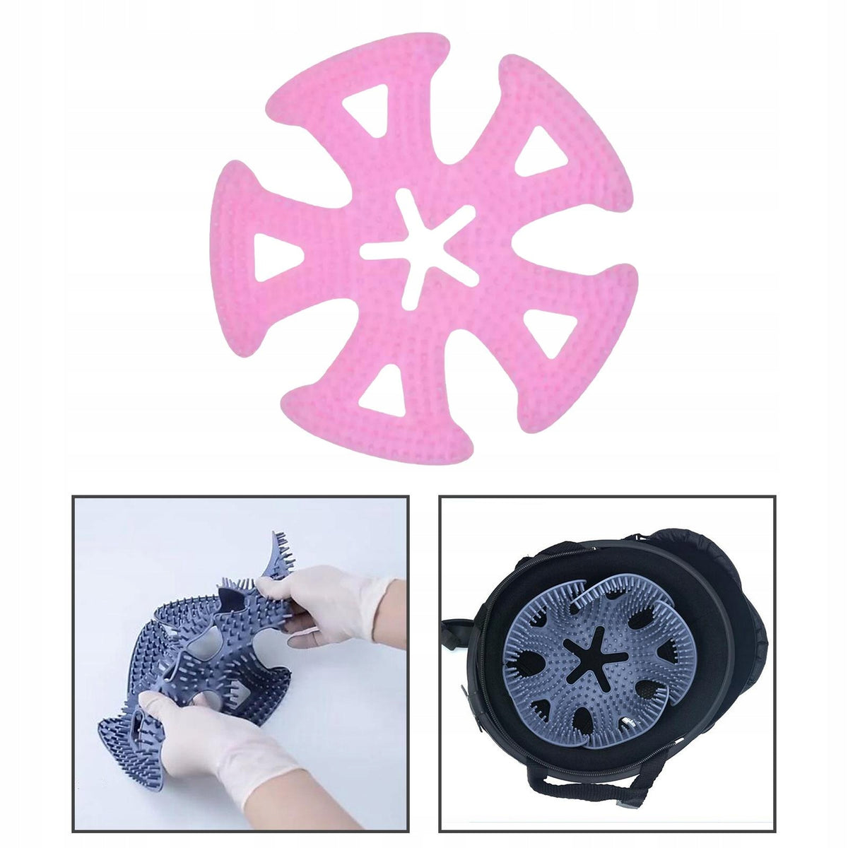 Helmet Pad, Protector Cushion Accessories Comfortable High Flexibility Pink