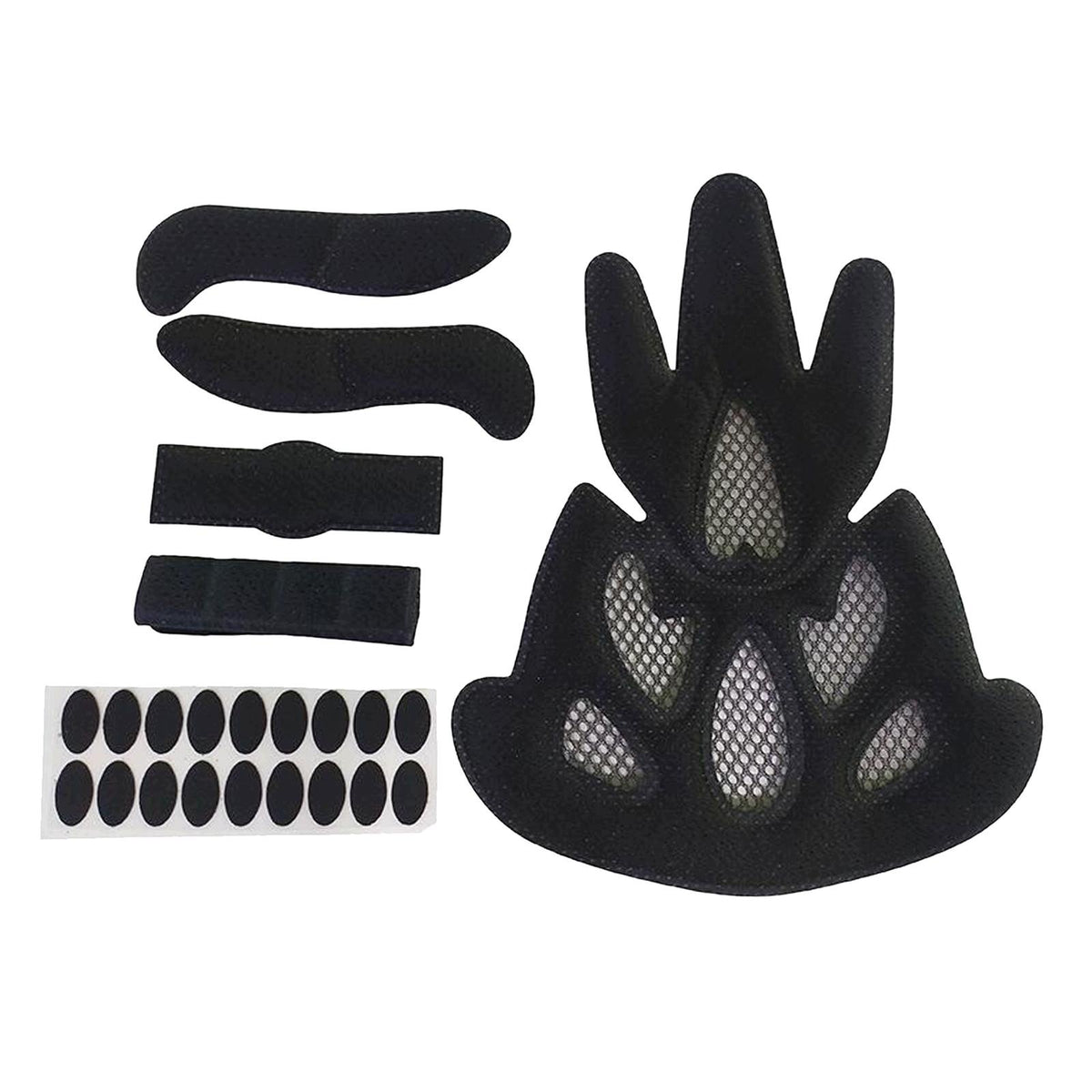 Helmet Padding Kit Bike Helmet Pads Washable Sponge Pads Foam Flame Shape