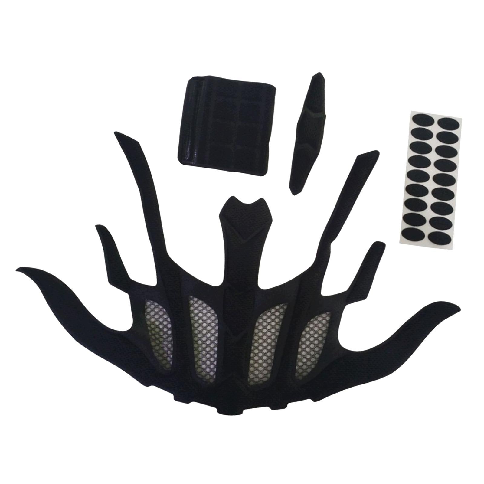 Helmet Padding Kits Bicycle Safety Crash Hat Replacement Foam Bat Shape