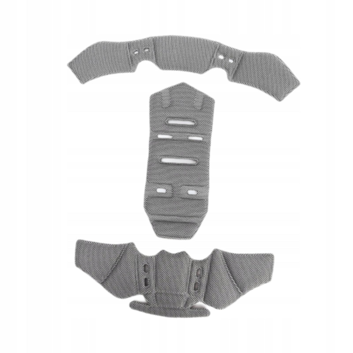 Helmet Pads Soft Reusable Quick Drying Replacement Riding Accessory Grey Manufacturer no brand