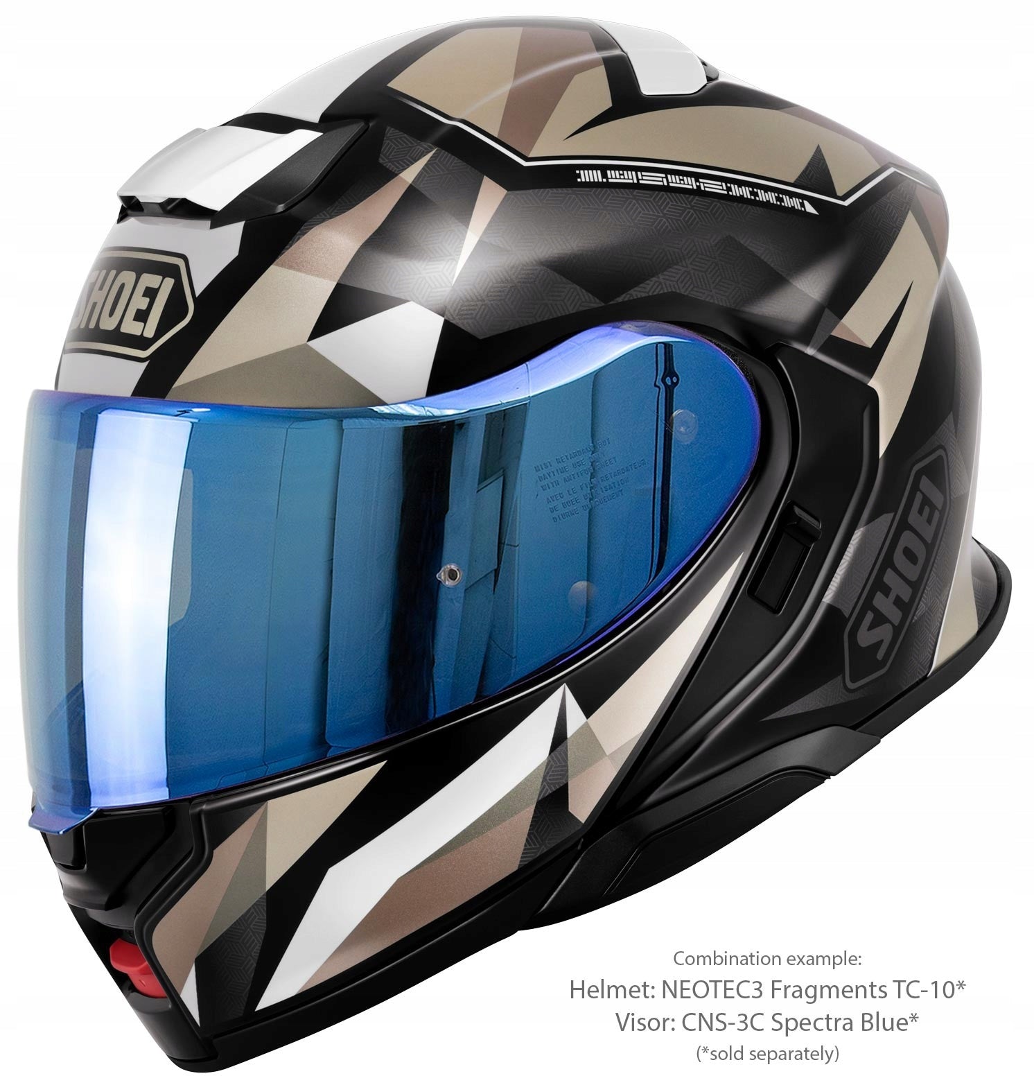 Helmet Shoei Neotec 3 Fragments TC-10 size XL Manufacturer's catalog number 12.07.116.6