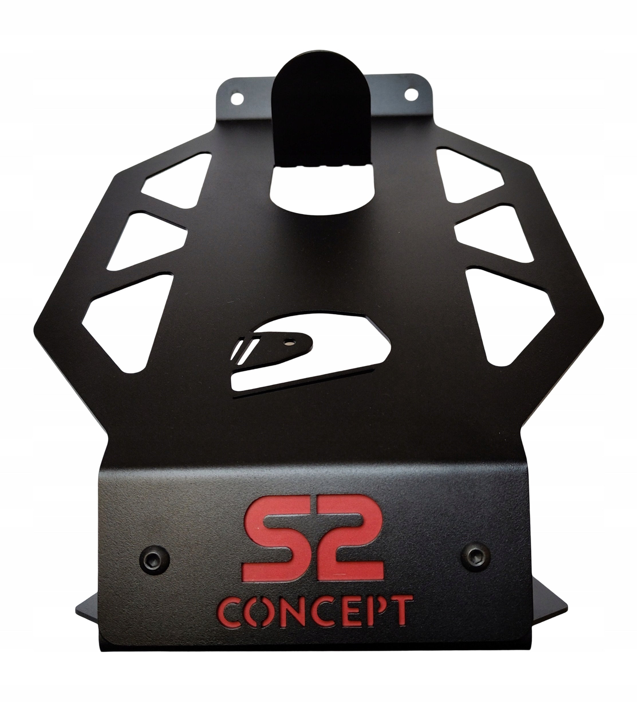 Helmet Wall Mount Motorcycle Hanger Black Manufacturer's catalog number 001