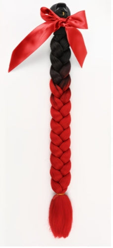 Helmet braid for suction cup BLACK RED ombre motorcycle quada crossa Manufacturer's catalog number MikesGarage