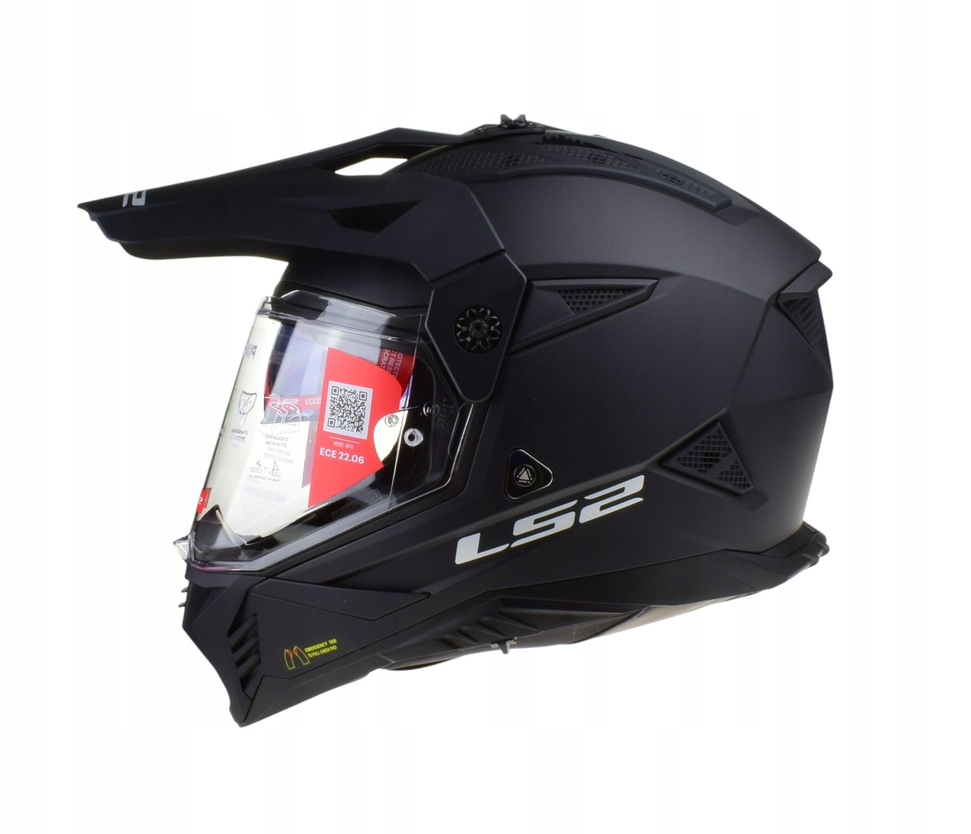 Helmet dual LS2 MX702 PIONEER II MATT BLACK adventure size. M EAN (GTIN) 5906321603911