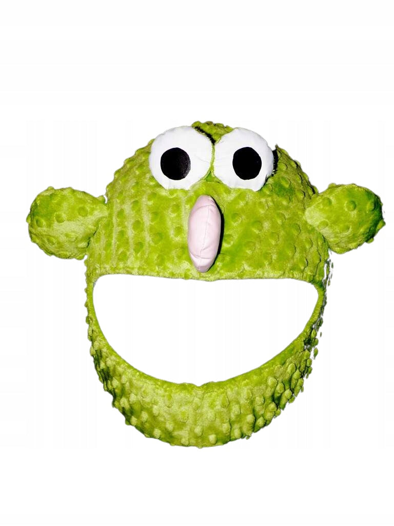 Helmet ornament hat Cheerful Green Monster