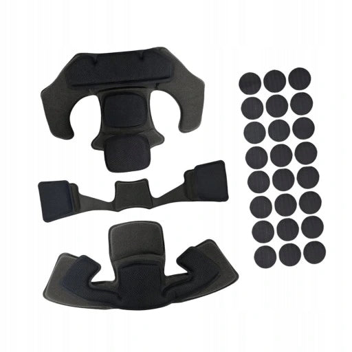 Helmet padding set, cushion inserts, anti-collision padding, black EAN (GTIN) 6902804322101