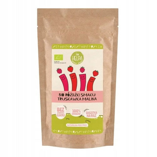 Helpa, Bio Wands of Flavour Strawberry Raspberry, 20 g