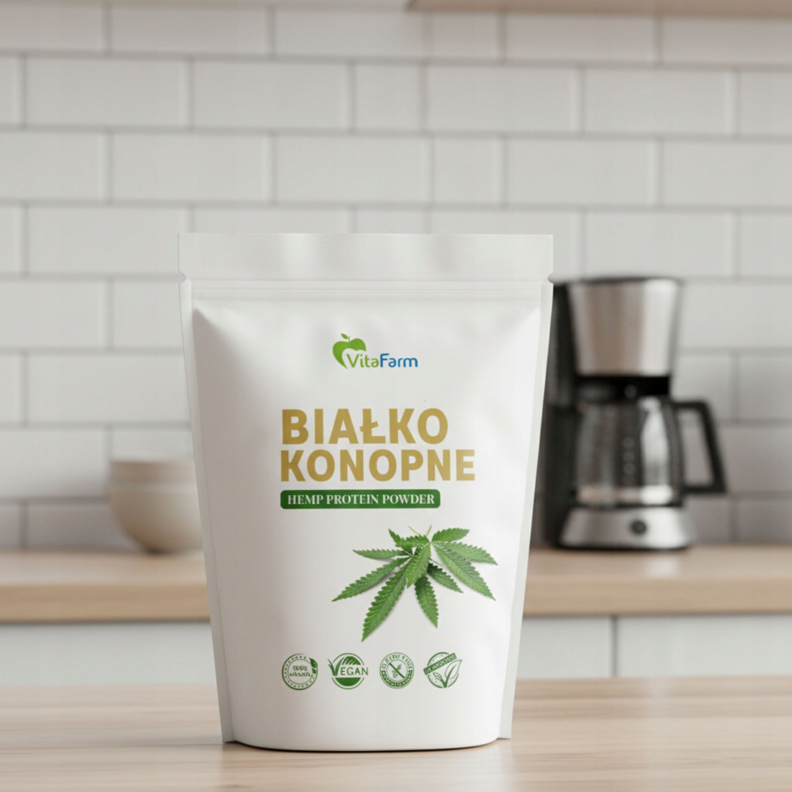 Hemp Protein Vegetable for Athletes Vegan Superfood 1kg Expiration date not specified