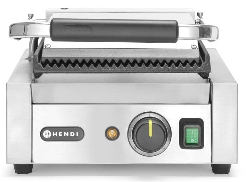 Hendi Single top and bottom grooved contact grill 1800 W Power rating 1800 W