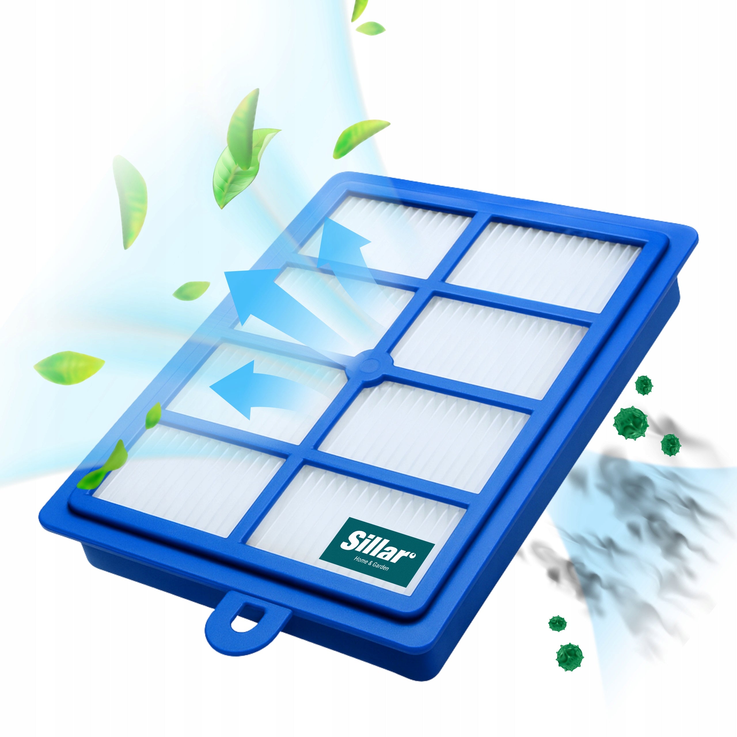 Hepa filter for vacuum cleaner Elektrolux UltraSilencer Philips FC8031 H13 EFH12 Manufacturer code SIL1261