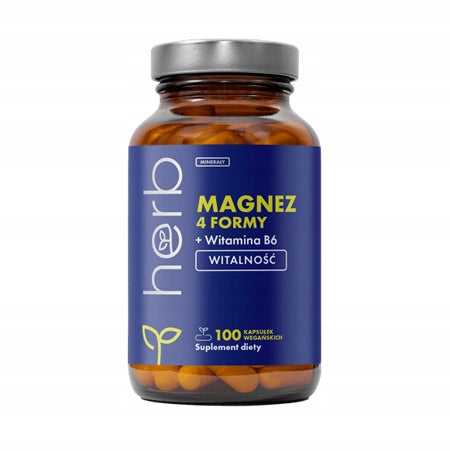 Herb Magnesium 4 Forms + B6 (100 caps)