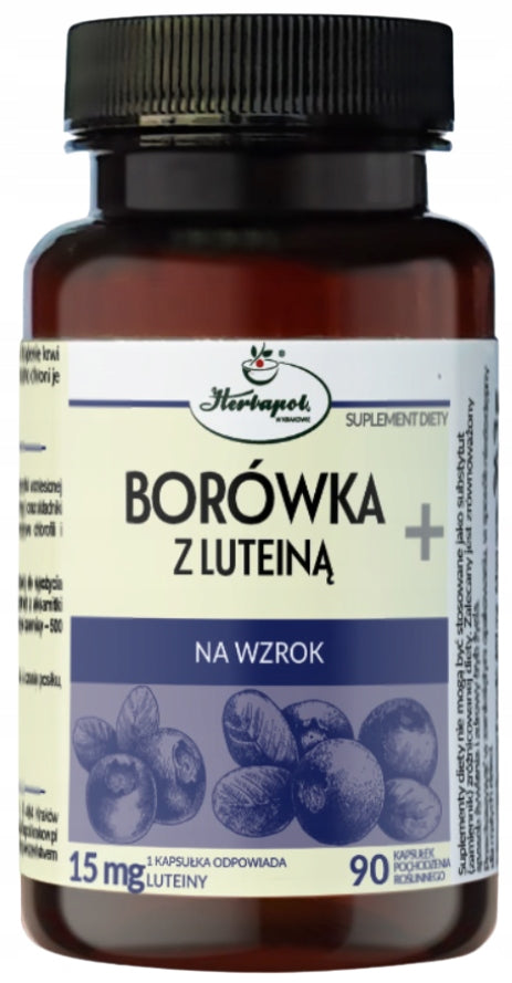 Herbapol Kraków Blueberry with lutein for vision 90 capsules
