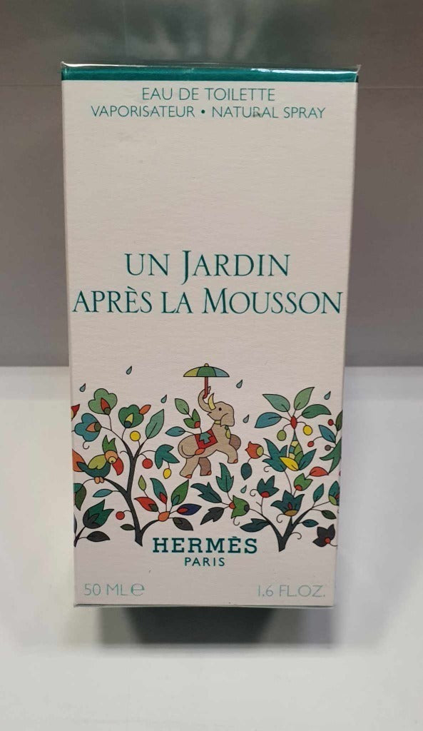 Hermes Un Jardin Apres La Mousson 50 ml Eau de Toilette - Vintage, Old Formula (2017) Packaging status original