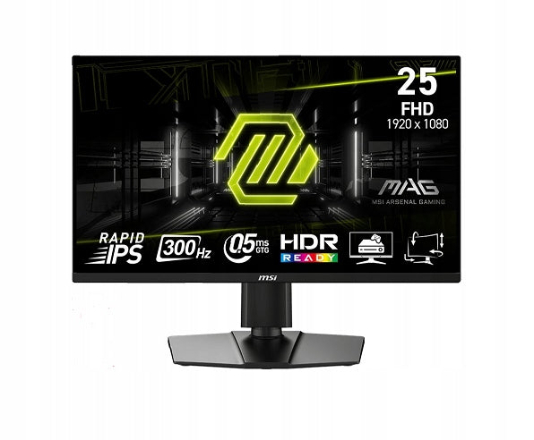 Herní monitor MSI MAG 255PXF 24,5'' FHD Rapid IPS 300Hz 0,5ms