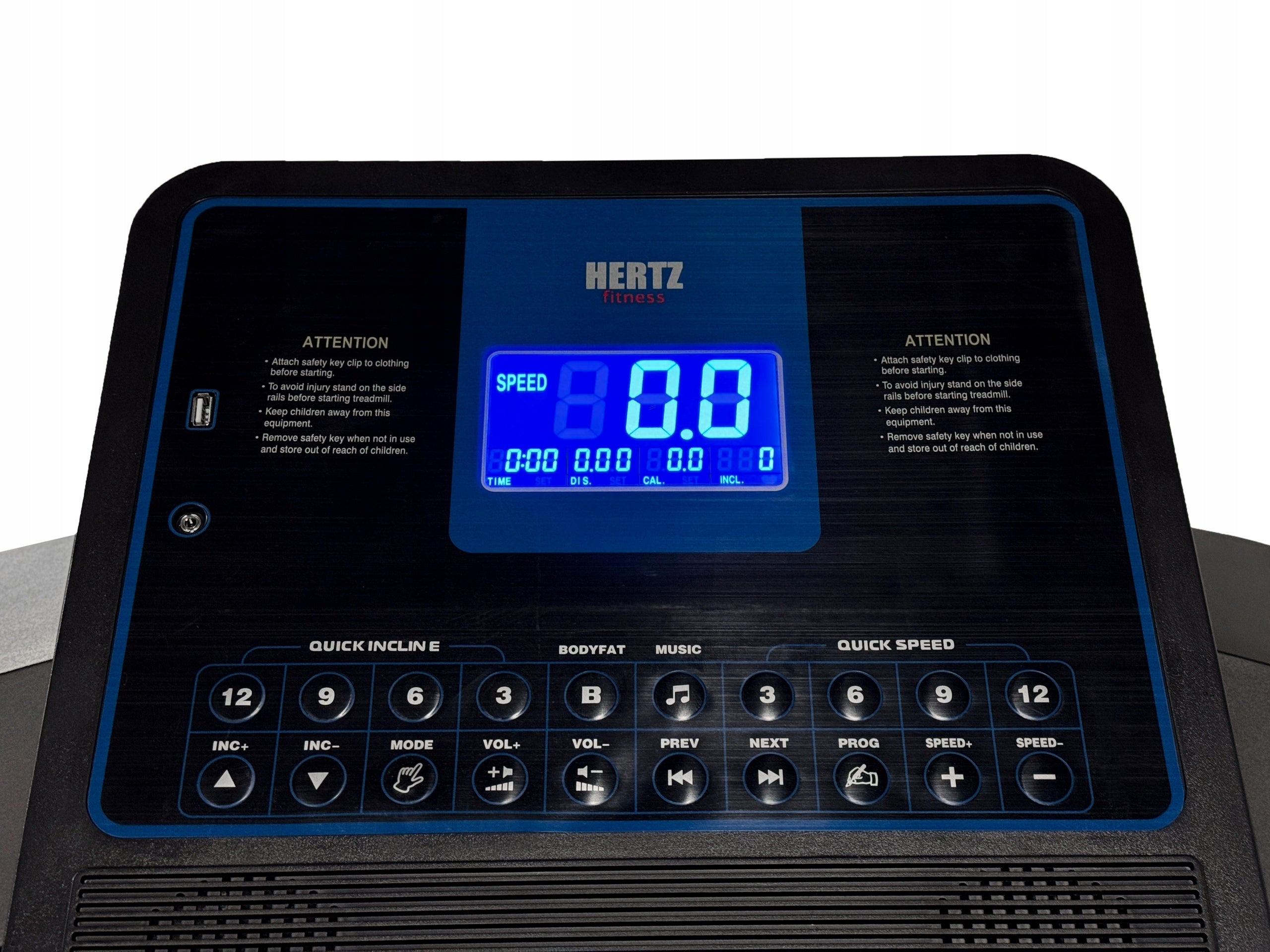 Hertz Fitness Ranger Treadmill Maximum user weight 150 kg
