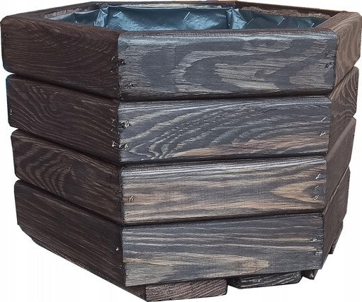 Hexagonal planter 40 cm Heavy 4 kg Ready Manufacturer code kkk235