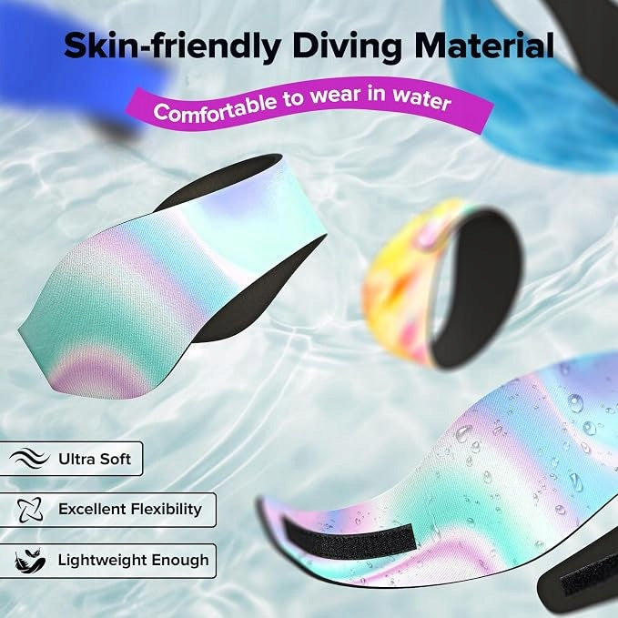 HeySplash NEOPRENE SWIMMING HEADBAND Roz L reg 19 Packaging status original
