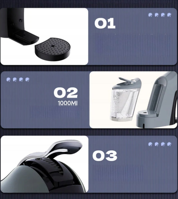 HiBREW 4-in-1 Capsule Coffee Machine H17 1000W 20bar 1000ml Hot & Cold Brew Brand HiBREW