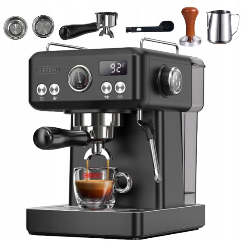 HiBREW H10A 19Bar Coffee Machine Thermo Coil Cold Hot Milk Froth Cup Warmer