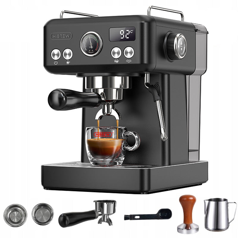 HiBREW H10A 20 Bar Semi Automatic Espresso Coffee Machine with Milk Frother