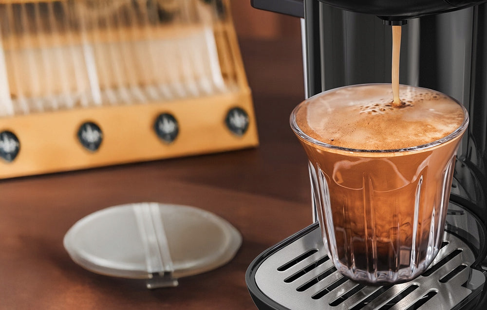 HiBREW H2B Capsule Coffee Maker 5in1 19 Bar 1450W Grey Brand HiBREW