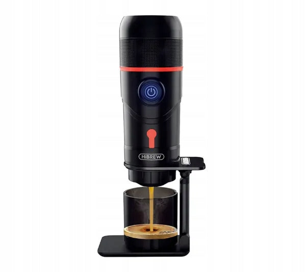 HiBREW H4 Premium Portable Coffee Maker Black 80W 15 Bars Packaging status original