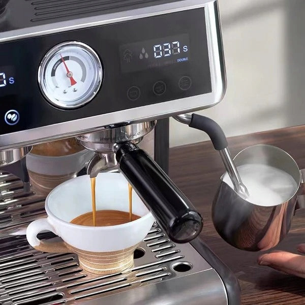 HiBREW H7A Espresso Machine 20Bar Pump Grinder LCD Touch Dual Boiler 2.8L Brand HiBREW