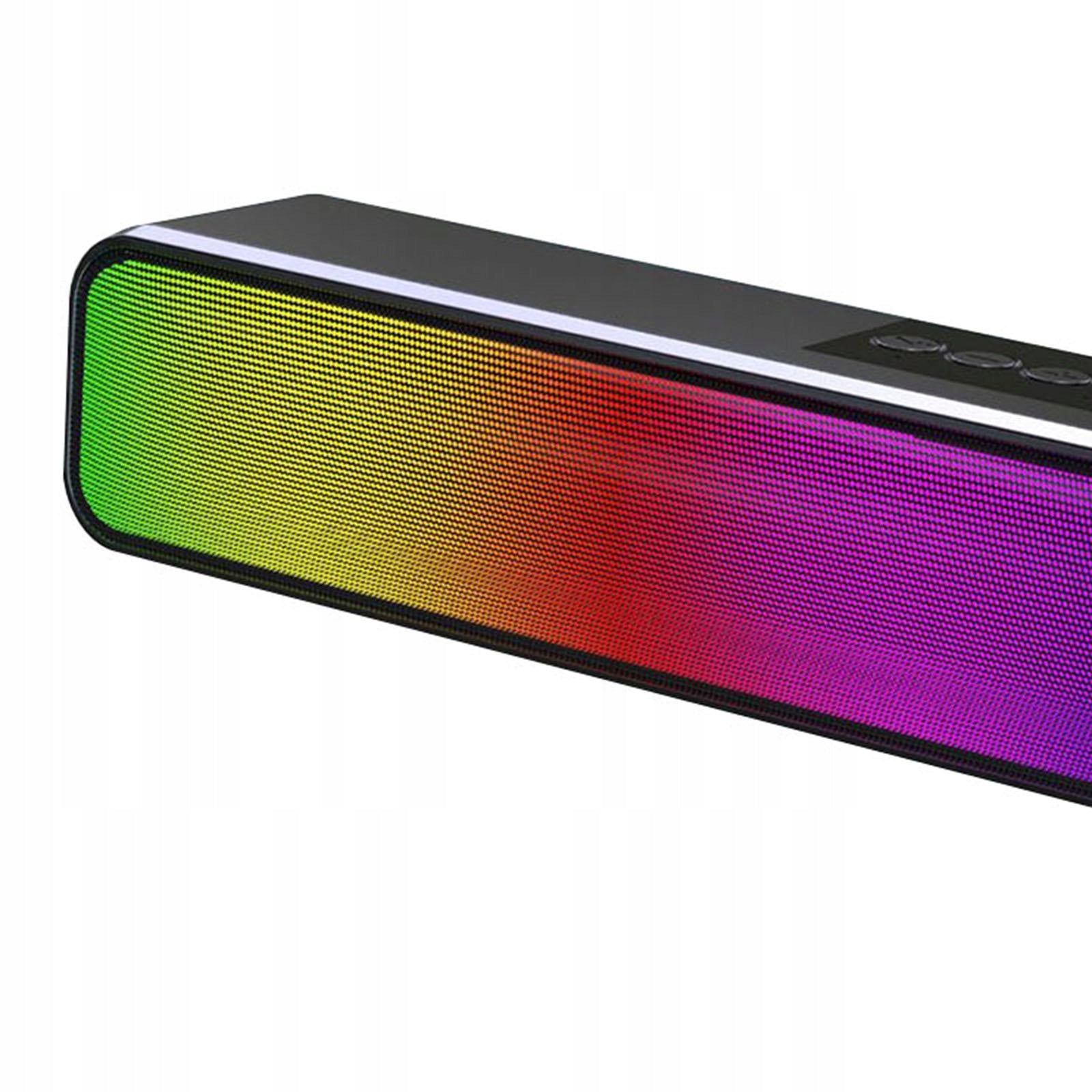 HiFi Stereo Sound Bar RGB Speaker Packaging status original