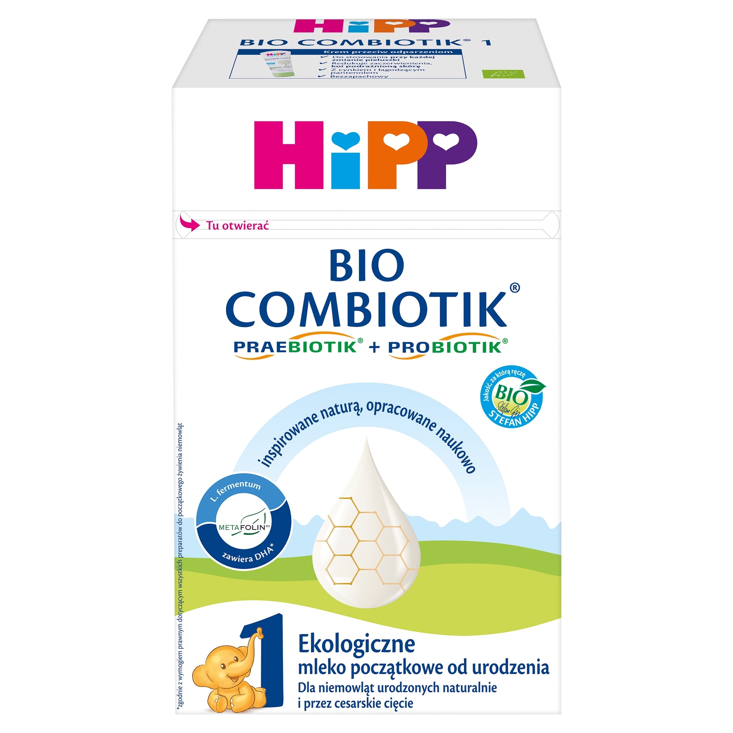 HiPP 1 BIO Combiotik Initial milk for infants 550 g Manufacturer code 4062300382008