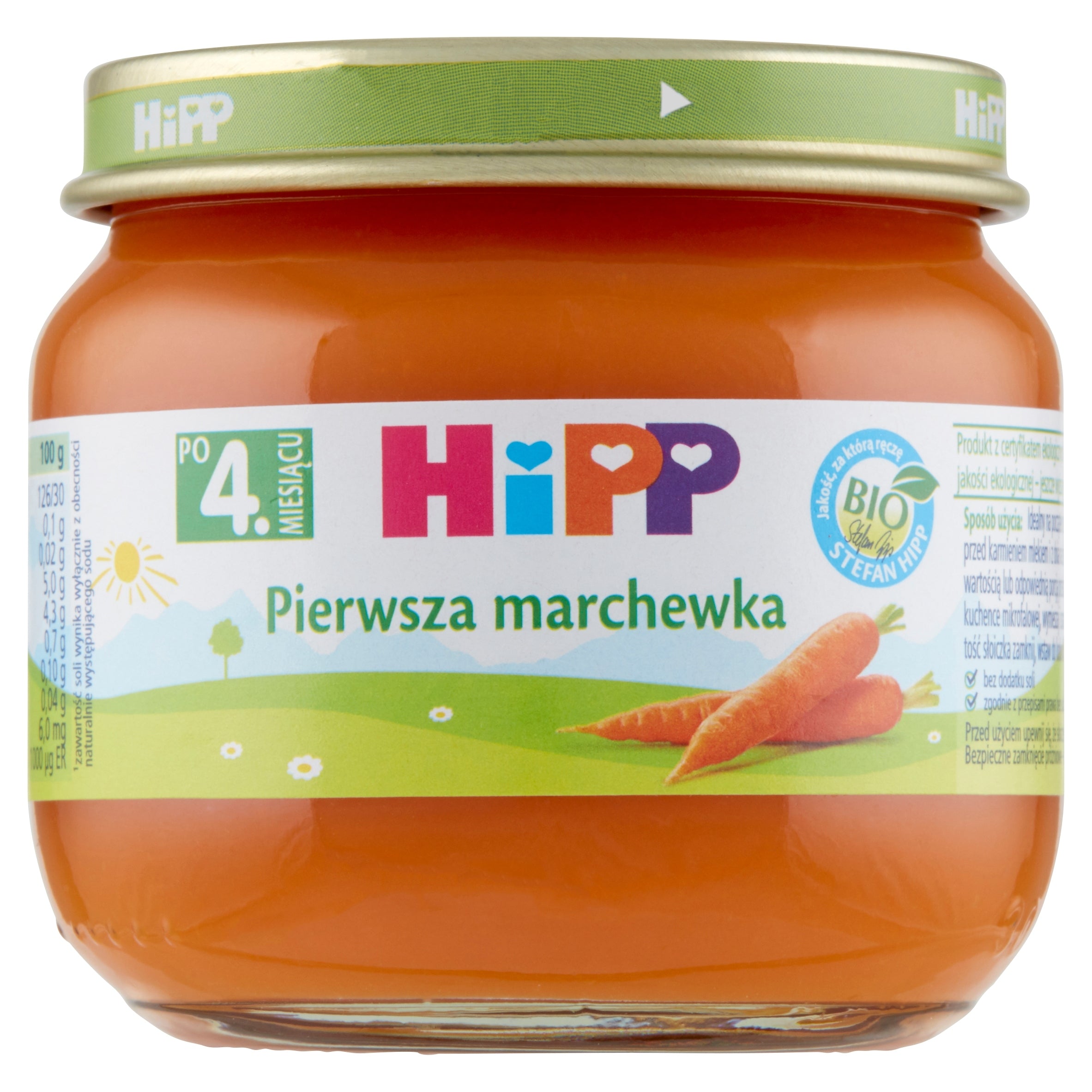 HiPP BIO First carrot after 4 months 80 g Brand Hipp