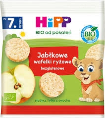 HiPP BIO Gluten Free Apple Rice Wafers after 7 Months Onwards 30 g -