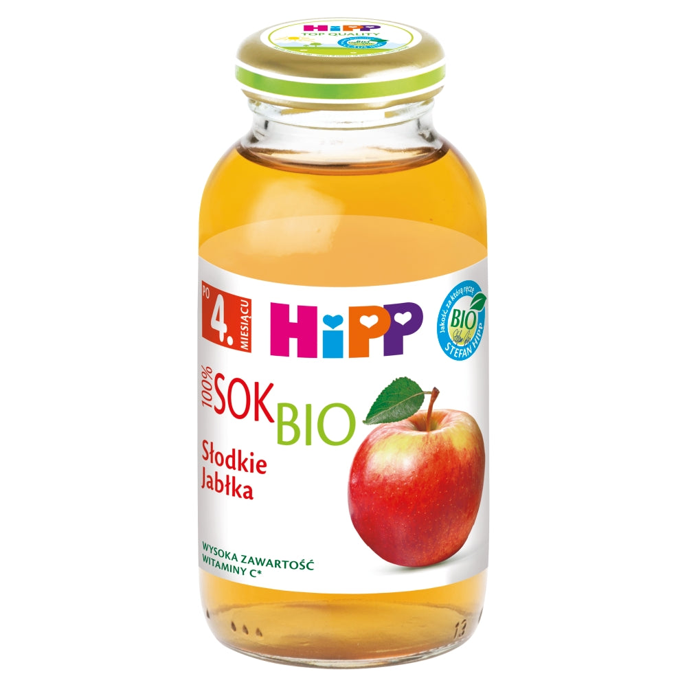 HiPP BIO Juice 100% Sweet Apples 6x200ml after 4 months Brand Hipp