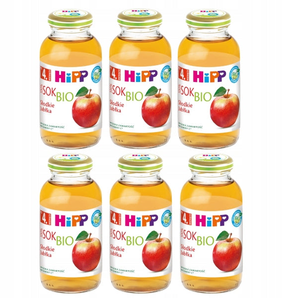 HiPP BIO Juice 100% Sweet Apples 6x200ml after 4 months