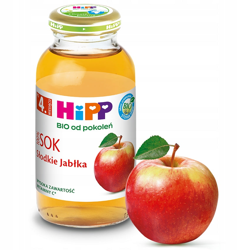 HiPP BIO Juice 100% sweet apples 200ml after 4 months