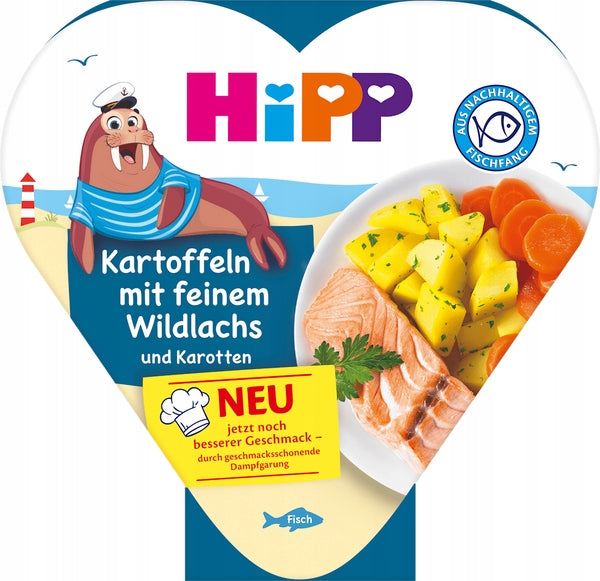 HiPP BIO NEW Wild Salmon Lunch with Vegetables Potatoes OMEGA 3 + 6