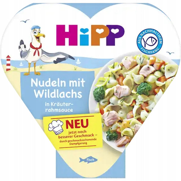 HiPP BIO Pasta with Salmon in Herbal Sauce NEW COMPOSITION
