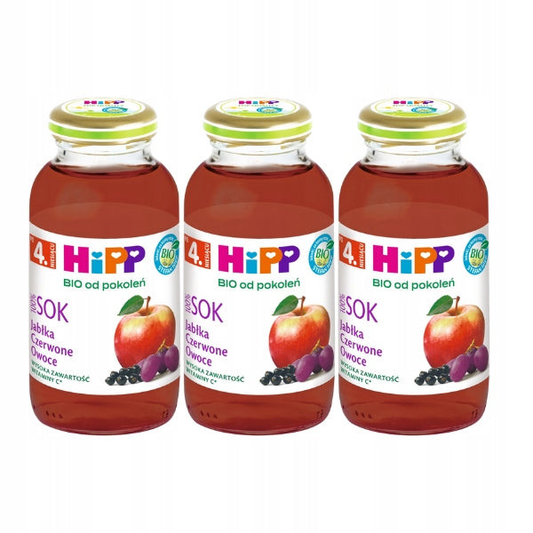 HiPP BIO Red fruit Juice Bio 100% 3x200ml