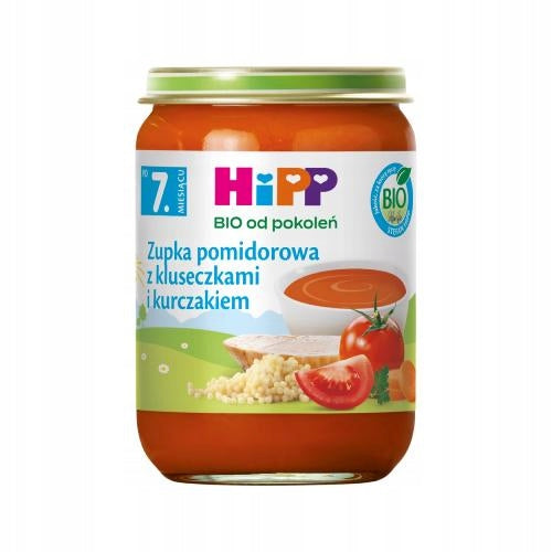 HiPP BIO Tomato soup with dumplings and chicken after 7 months, 190 g