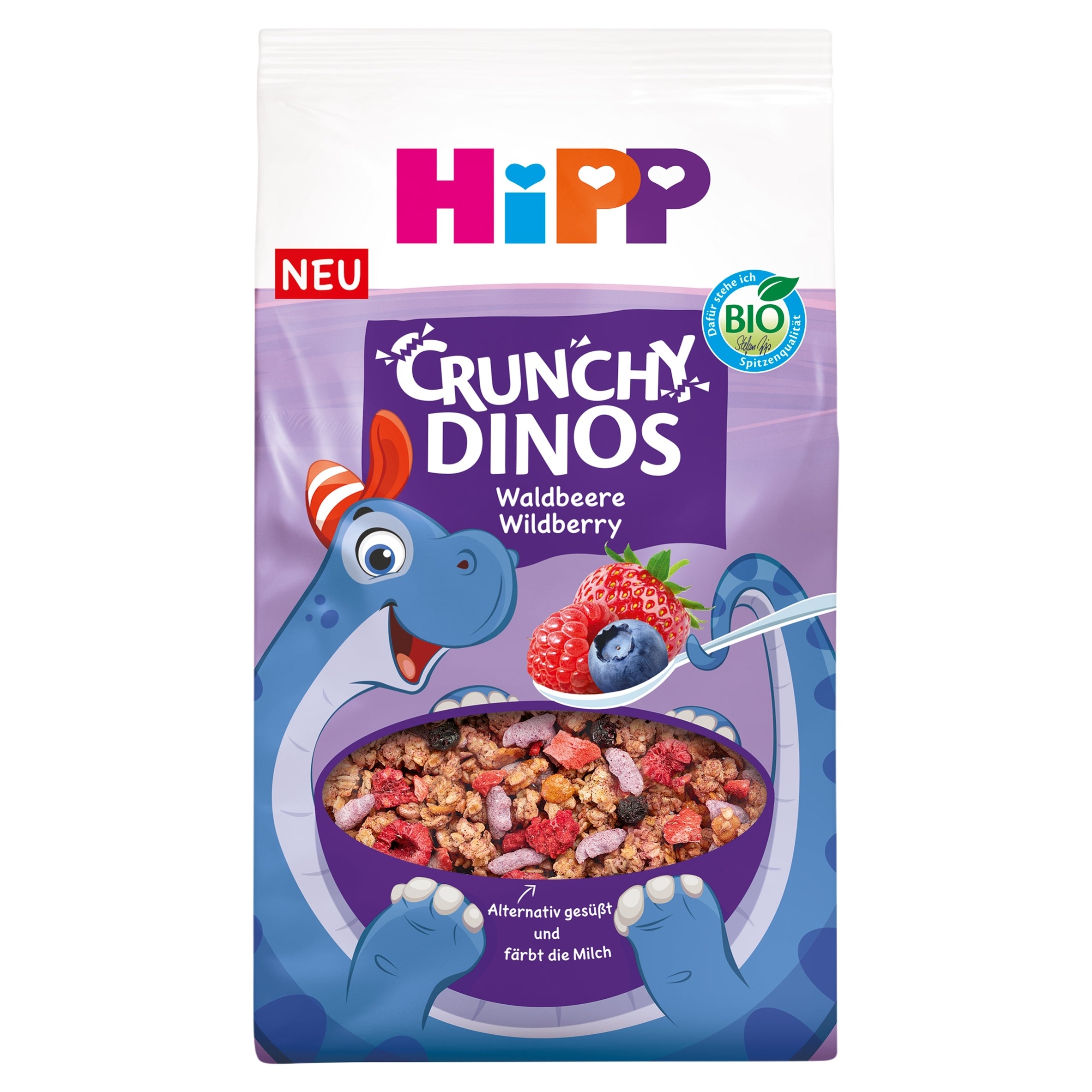 HiPP BIO crispy Dino müsli Forest fruit 300 g From Germany Manufacturer code 4062300473294